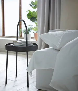 IKEA BURVIK POMOĆNI STOČIĆ, CRNA, 38 CM (6 / 8)