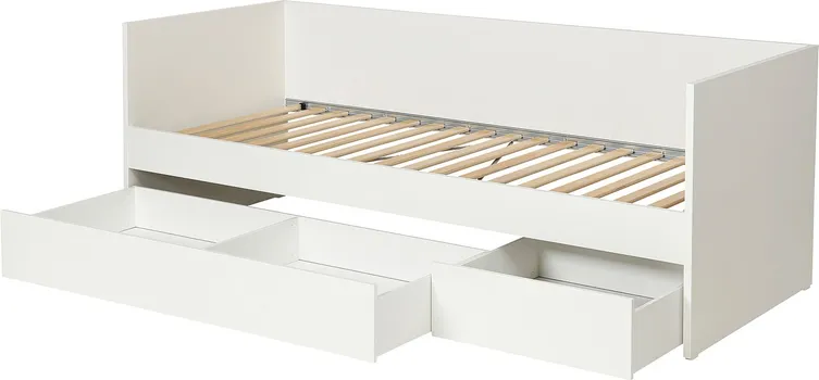 IKEA VIHALS KUTIJA ZA ODLAGANJE, KREVET, 2KOM., BIJELA, 200 CM (2 / 11)