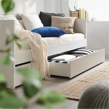 IKEA VIHALS KUTIJA ZA ODLAGANJE, KREVET, 2KOM., BIJELA, 200 CM (8 / 11)