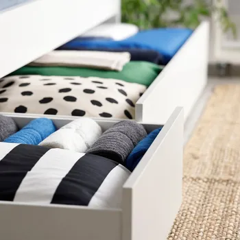 IKEA VIHALS KUTIJA ZA ODLAGANJE, KREVET, 2KOM., BIJELA, 200 CM (11 / 11)
