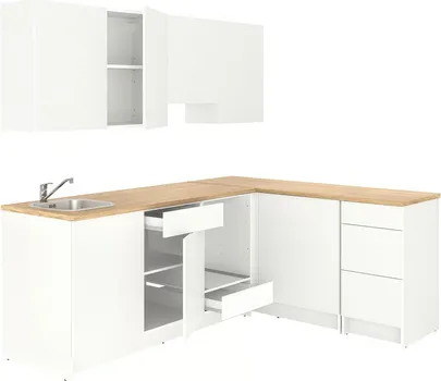 IKEA KNOXHULT UGAONA KUHINJA, BIJELA, 243X164X220 CM (1 / 4)