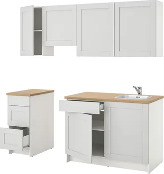 IKEA KNOXHULT KUHINJA, SIVA, 220X61X220 CM (1 / 4)