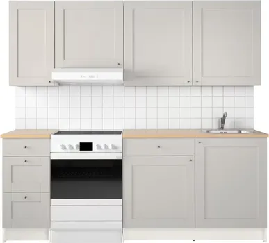 IKEA KNOXHULT KUHINJA, SIVA, 220X61X220 CM (2 / 4)