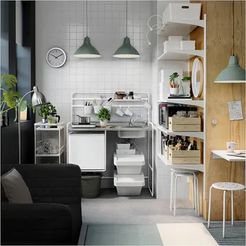 IKEA SUNNERSTA MINI-KUHINJA, 112X56X139 CM (1 / 4)
