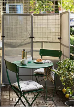 IKEA YTTERSKÄR PARAVAN, SPOLJA, SIVA, 185X150 CM (1 / 3)