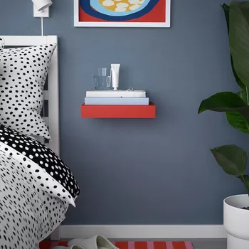 IKEA LACK ZIDNA POLICA, CRVENA, 30X26 CM (1 / 2)