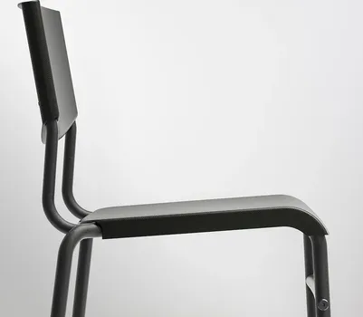 IKEA STIG BARSKA STOLICA S NASLONOM, CRNA/CRNA, 63 CM (2 / 3)