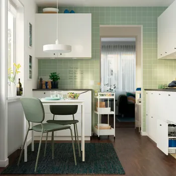 IKEA VIHALS STO, BIJELA/BIJELA, 74X74 CM (3 / 4)