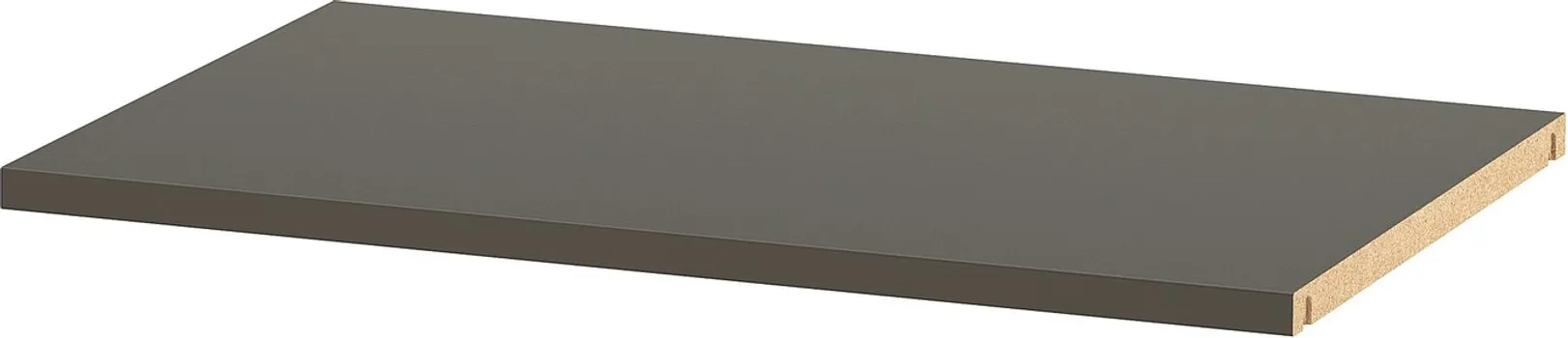 IKEA BESTÅ POLICA, TAMNOSIVA, 56X36 CM (1 / 1)