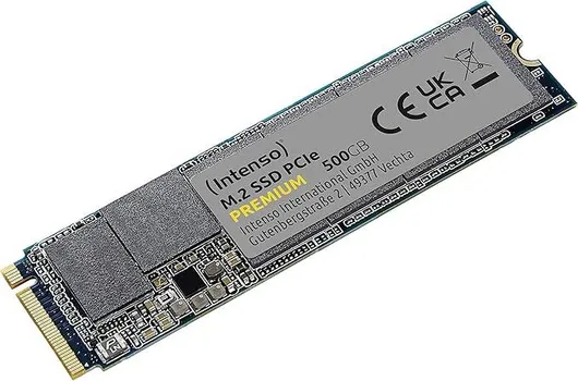 INTENSO 500GB M.2 NVME PREMIUM GEN3X 4 SSD DISK - KAPACITET: 500GB - FORMAT: M.2 - NVME - INTERFEJS: PCIE X 4 (1 / 4)