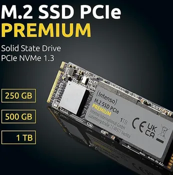 INTENSO 500GB M.2 NVME PREMIUM GEN3X 4 SSD DISK - KAPACITET: 500GB - FORMAT: M.2 - NVME - INTERFEJS: PCIE X 4 (2 / 4)