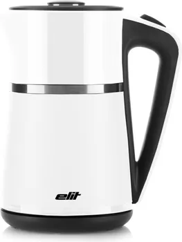 ELIT ELEGANCE 1.7 WHITE KUVALO ZA VODU │ SNAGA: 1850-2200W │ KAPACITET: 1.7L │ UNUTRAŠNJOST: NERĐAJUĆI ČELIK │ SPOLJAŠNOST: PP │ ROTIRAJUĆA BAZA: 360° │ AUTOMATSKO ISKLJUČIVANJE │ ZAŠTITA OD PREGRIJAVANJA │ EAN: 3875001742092 (1 / 5)
