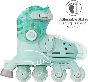 YVOLUTION YR25G4 TWISTA ROLERI 23-28 ZELENI (5 / 5)