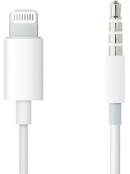 APPLE MXK22ZM/A 133417 APPLE LIGHTNING TO 3.5MM AUDIO CABLE (1.2M) - WHITE (MXK22ZM/A) (7 / 8)