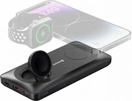 SWISSTEN POWERBANK 10000 MAH 2IN1 FOR APPLE WATCH AND MAGSAFE (1 / 1)