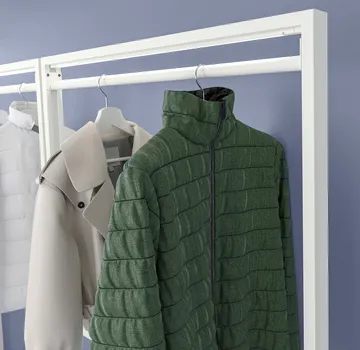 IKEA MITTZON ŠIPKA ZA VEŠALICE ZA OKVIR S TOČK. (2 / 3)