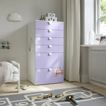 IKEA SMÅSTAD / PLATSA KOMODA SA 6 FIOKA (2 / 4)