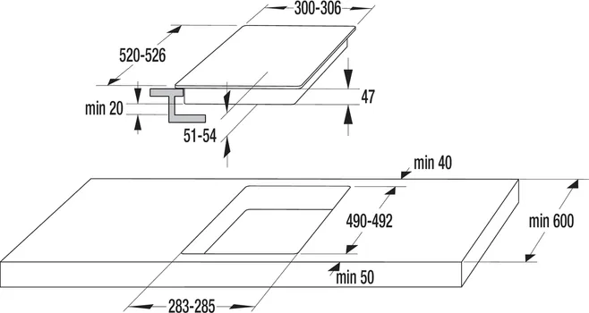 GORENJE ECT321BCSC UGRADNA KERAMIČKA PLOČA, 2 ZONE, TOUCH CONTROL (6 / 6)