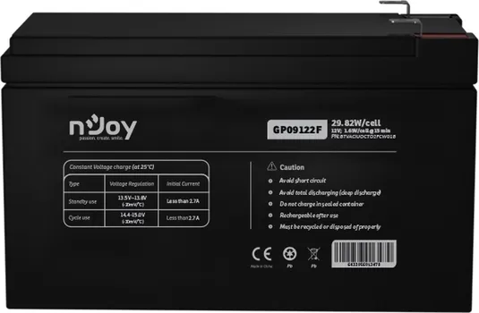 NJOY GP09122F BATERIJA ZA UPS 12V 9AH (BTVACIUOCTO2FCW0 GP09122F BATERIJA ZA UPS 12V 9AH (BTVACIUOCTO2FCW01B (4 / 4)