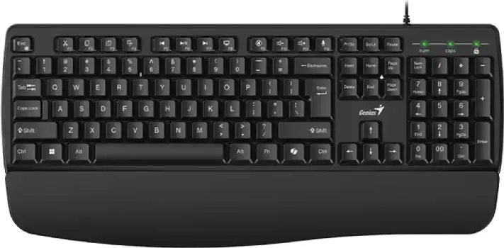 GENIUS TAS01512 KARAKTERISTIKE - TIP TASTATURE: MEMBRANSKA POVEZIVOST TASTATURE: ŽIČNA TIP POVEZIVOSTI TASTATURE: USB SLOVNI RASPORED (1 / 6)