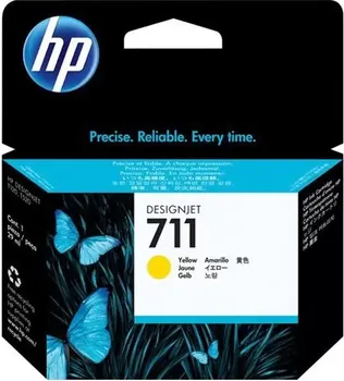 HP NO 711 29ML YELLOW DESIGNJET INK CARTRIDGE [CZ132A] ZA PLOTERE T120/ T520 (1 / 1)