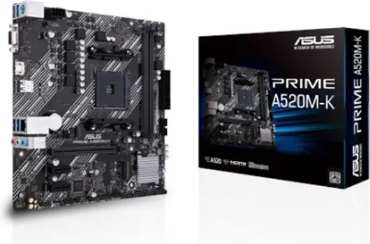 ASUS RYZEN MB PRIME A520M-K, DIMM 4866MHZ, M 2, RAID, / , 3 2, AM4 (5 / 12)