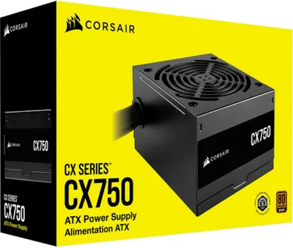 CORSAIR CX SERIES CX750 750W 80 PLUS BRONZE ATX POWER SUPPLY, 120MM LOW-NOISE COOLING FAN (3 / 3)