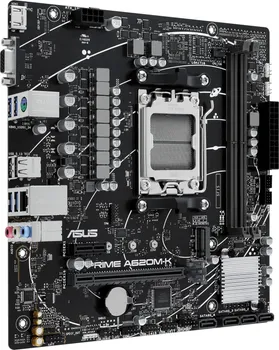 ASUS RYZEN MB PRIME A620M-K, DIMM 7200+(OC), 1 X PCIE 4 0 X16, / , 3 2, AM5 (10 / 10)