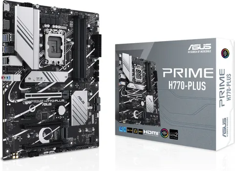 ASUS INTEL MB PRIME H770-PLUS, 7200+(OC), PCIE 5 0, 4 0 M 2, / , LGA1700 (1 / 4)
