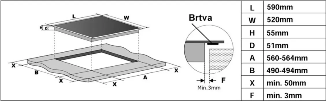 KONČAR UGRADBENI SET HARMONY 3 (UK604KM+UPO658DM), TWBE00 (2 / 4)