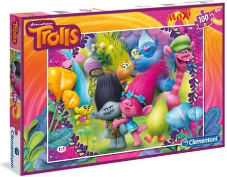 CLEMENTONI 07525 PUZLE 100 MAXI TROLLS SPECIAL COLLECTION (1 / 1)
