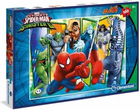 CLEMENTONI 07530 PUZLE MAXI 100PCS SPEC.COLL. SPIDERMAN (1 / 1)