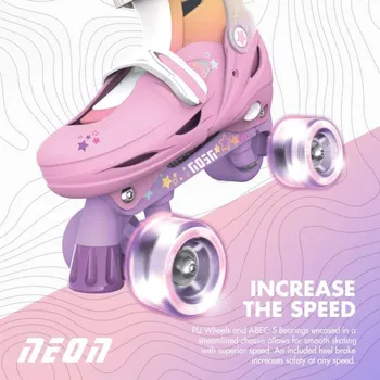 YVOLUTION NEON COMBO ROLERI 34-37 RAINBOW (3 / 8)