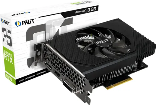 PALIT NVIDIA GEFORCE RTX 3050 8GB 128BIT RTX3050 STORMX NVIDIA GEFORCE RTX 3050 8GB 128BIT RTX3050 STORMX (5 / 7)