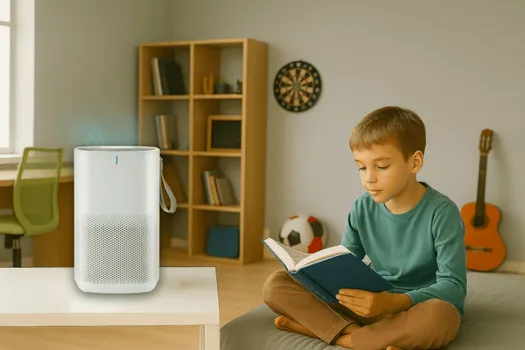 VIVAX AP-150M W AERIS MINI PREČIŠĆIVAČ VAZDUHA │ POGODAN ZA PROSTORIJE DO 15 M² │ HEPA 13 I AKTIVNI KARBONSKI FILTER │ UKLANJA 99,95% ŠTETNIH ČESTICA │ 3 BRZINE VENTILATORA I TAJMER (7 / 8)