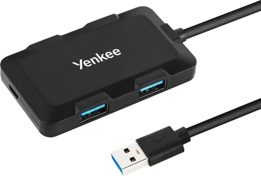 YENKEE KON00440 KARAKTERISTIKE - TIP: USB HUB PROTOK: 5GBPS PRIKLJUČCI - USB 3.0 PRIKLJUČCI: 1 (TIP A),4 (TIP A) OSTALO - NAPOMENA: (3 / 3)