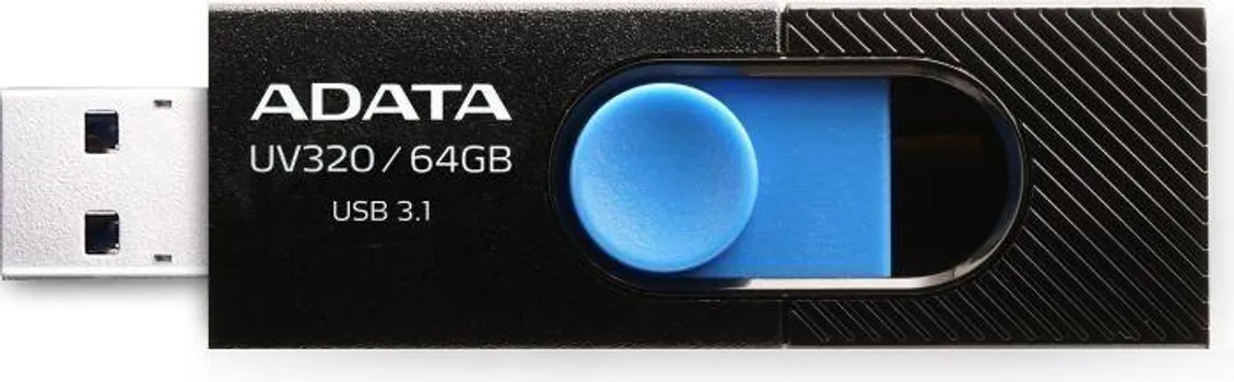 ADATA FLASH DRIVE 64GB 3 1 AUV320-64G-RBKBL (1 / 1)