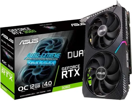 ASUS GEFORCE RTX 3060 DUAL NVIDIA, 192BIT, 12GB, GDDR6 (1 / 1)