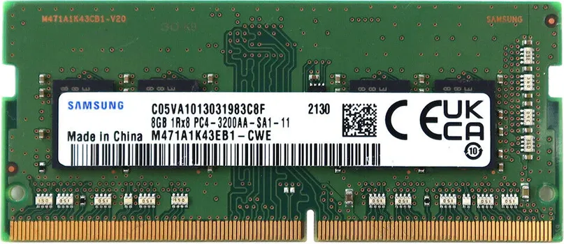 SAMSUNG DDR4 SO-DIMM 8GB 3200MHZ BULK (1 / 1)