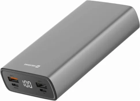 SWISSTEN ALUMINIUM POWERBANK 20000 MAH 20W, GREY (1 / 1)