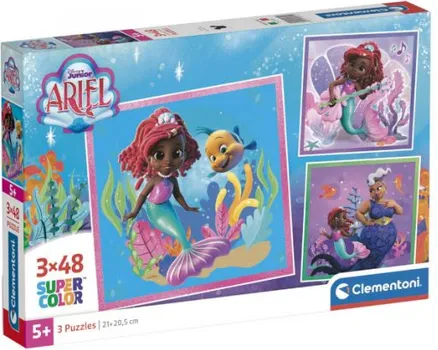 CLEMENTONI 25324 IGRAČKA PUZLE 3X48 DISNEY ARIEL (1 / 1)