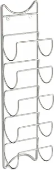 ZELLER ZIDNI DRŽAČ ZA FLAŠE 15X10.5X61CM ZA 5 BOCA HROM (1 / 2)