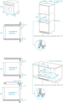 KONČAR UGRADBENA PEĆNICA UPO659DM TVBI00 (2 / 2)