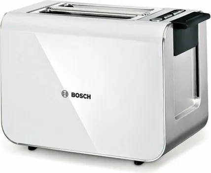 BOSCH TAT8611 84892 TAT8611 STYLINE KOMPAKTNI TOSTER, NERĐAJUĆI ČELIK / PLASTIČNO KUĆIŠTE, NOMINALNA SNAGA 860W, MIRROR HEATING KVARCNI GRIJAČ, AUTOMATSKA KONTROLA TOPLOTE. IZUZETNA TEHNOLOGIJA PEČENJA ZA NEVEROVATAN UŽITAK