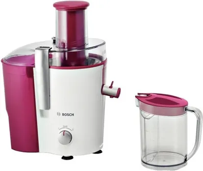 BOSCH MES25C0 84874 MES25C0 VITAJUICE 2 SOKOVNIK, SNAGA 700 W, BIJELA BOJA, VELIKI OTVOR ZA PUNJENJE ZA VOĆE I POVRĆE, MIKRO SITO OD NERĐAJUĆEG ČELIKA, DRIPSTOP FUNKCIJA. MOĆAN SOKOVNIK FUNKCIONIŠE SA CELIM VOĆEM BEZ POTREBE ZA PRETHODNIM SEČENJEM: BRZO, LAKO ZA UPOTREBU I ČISTO (1 / 4)