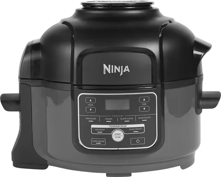 NINJA OP100EU 128522 NINJA FOODI MINI 6-U-1 MULTICOOKER OP100EU - KAPACITETI: 4,7 L - SNAGA: 1460 W - BROJ AUTOMATSKIH PROGRAMA: 7 - KONVENCIONALNO KUVANJE - KUVANJE NA PARI - FUNKCIJA PRŽENJA - FUNKCIJA PEČENJA - FUNKCIJA ZAGREVANJA - BOJA PROIZVODA: CRNO