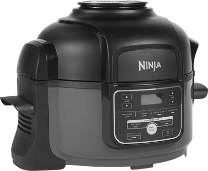 NINJA OP100EU 128522 NINJA FOODI MINI 6-U-1 MULTICOOKER OP100EU - KAPACITETI: 4,7 L - SNAGA: 1460 W - BROJ AUTOMATSKIH PROGRAMA: 7 - KONVENCIONALNO KUVANJE - KUVANJE NA PARI - FUNKCIJA PRŽENJA - FUNKCIJA PEČENJA - FUNKCIJA ZAGREVANJA - BOJA PROIZVODA: CRNO