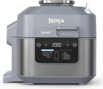 NINJA ON400EU 128921 NINJA SPEEDI 10-U-1 MULTICOOKER ON400EU - KAPACITET: 5,7 L - SNAGA: 1760 W - BROJ PROGRAMA ZA AUTOMATSKO KUVANJE: 10 - BROJ OSOBA: 4 - RASPON TEMPERATURE KUVANJA: 40 - 240 °C - AUTOMATSKO ISKLJUČIVANJE - NELJEPLJIVI PREMAZ (1 / 10)