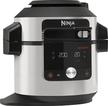 NINJA OL650EU 128524 NINJA OL650EU FOODI MAX MULTICOOKER - KAPACITETI: 7,5 L - SNAGA: 1760 W - BROJ AUTOMATSKIH PROGRAM: 12 - BROJ OSOBA: 6 - TIP KONTROLERA: DUGMAD, OBRTNE - BOJA PROIZVODA: CRNO, NERĐAJUČI ČELIK (2 / 7)