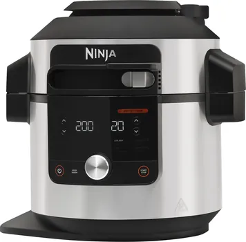 NINJA OL650EU 128524 NINJA OL650EU FOODI MAX MULTICOOKER - KAPACITETI: 7,5 L - SNAGA: 1760 W - BROJ AUTOMATSKIH PROGRAM: 12 - BROJ OSOBA: 6 - TIP KONTROLERA: DUGMAD, OBRTNE - BOJA PROIZVODA: CRNO, NERĐAJUČI ČELIK (4 / 7)